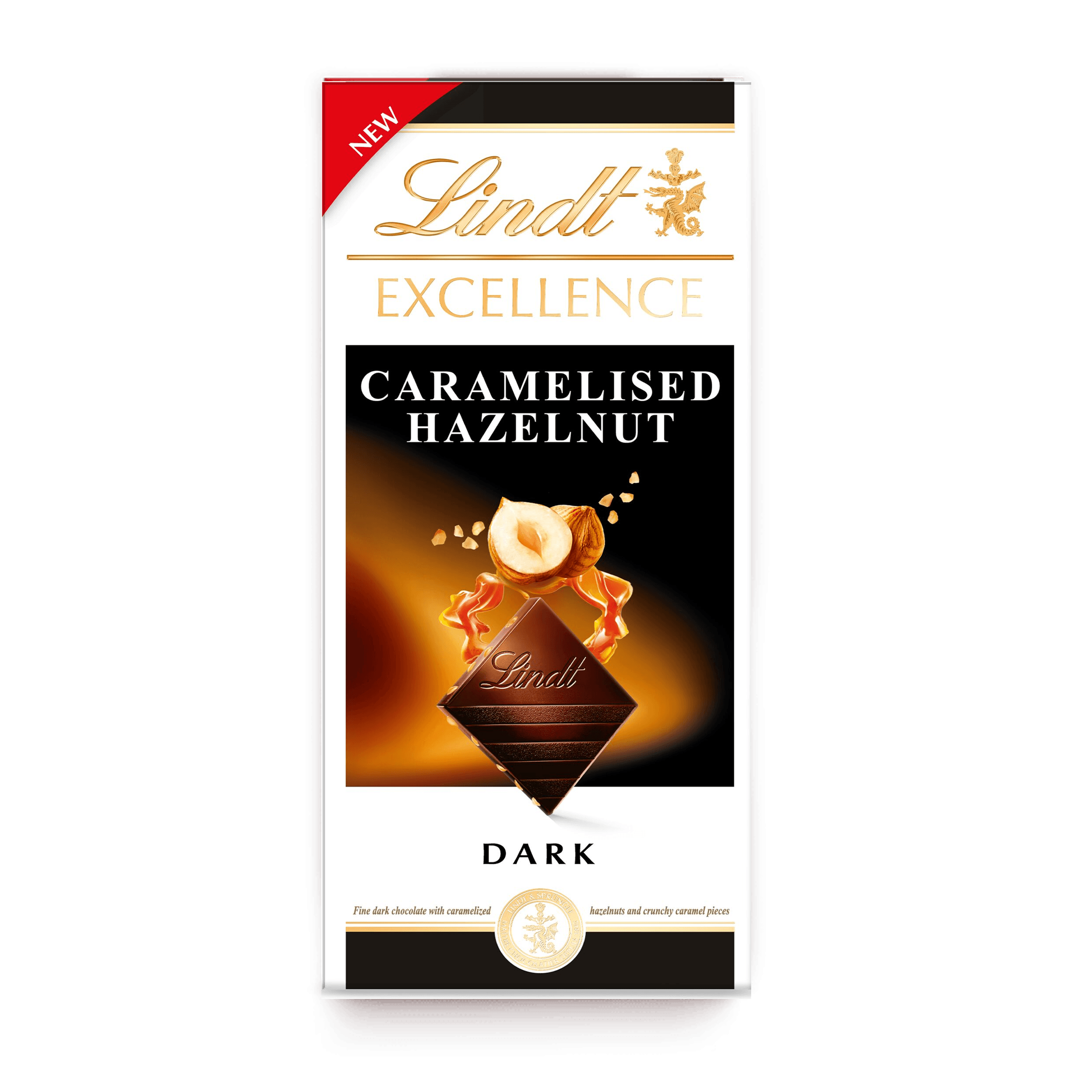 Tableta EXCELLENCE Amarga y Avellanas Caramelizadas 100g