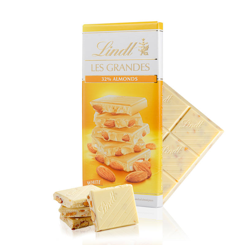 Tableta Les Grandes Blanca con Almendra 150g
